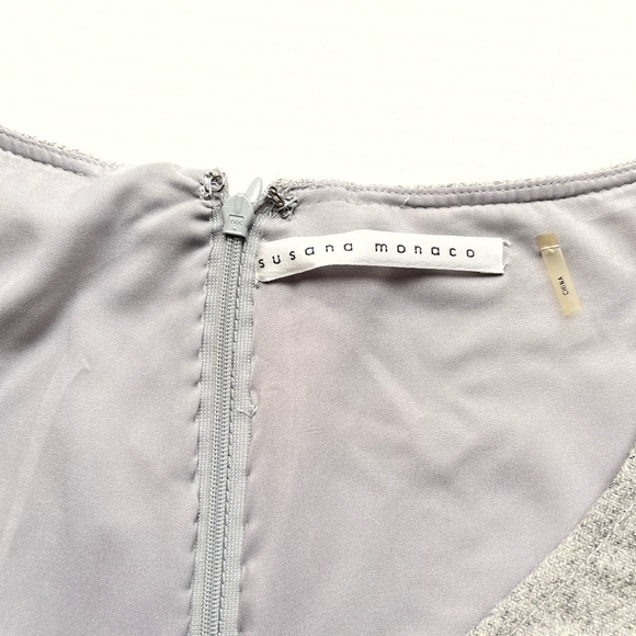 Susana Monaco grey lambswool dress - Picture 2 of 5